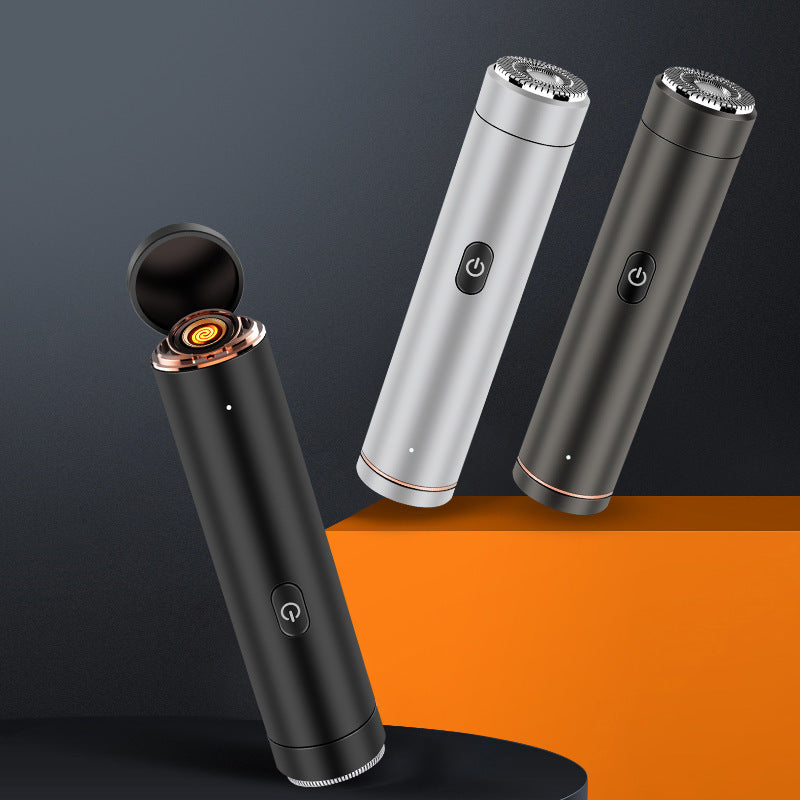 Electronic cigarette lighter razor