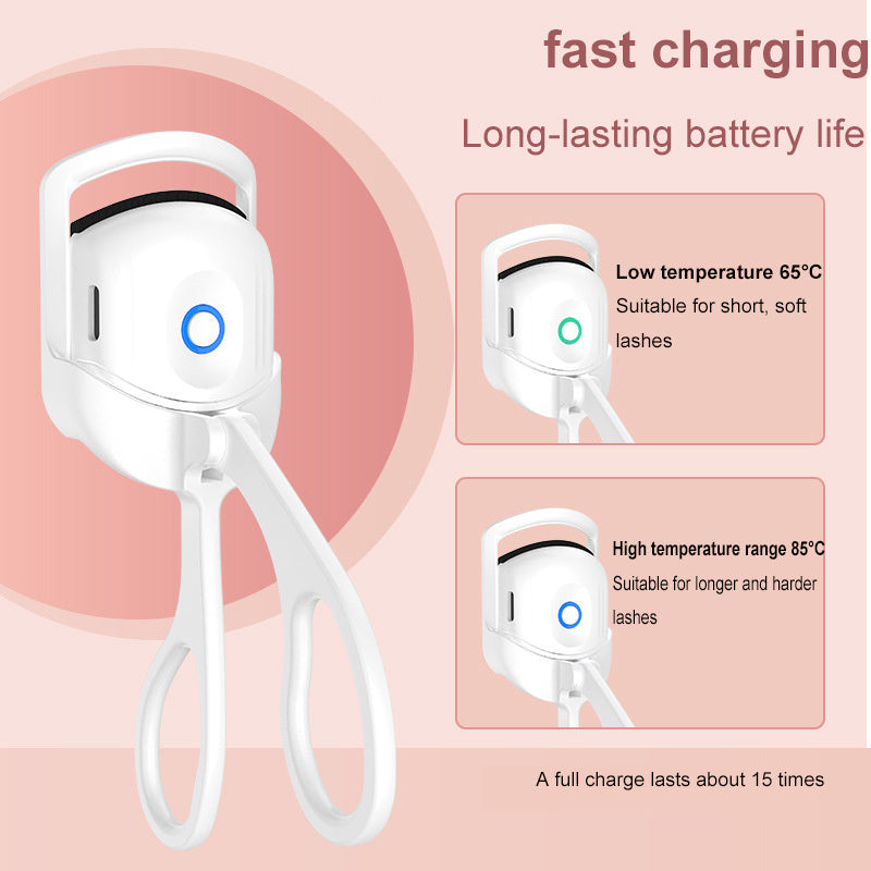 Portable Electric Heated Eyelash Curler – Long-Lasting Curl