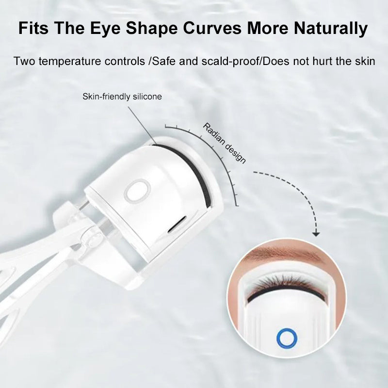 Portable Electric Heated Eyelash Curler – Long-Lasting Curl