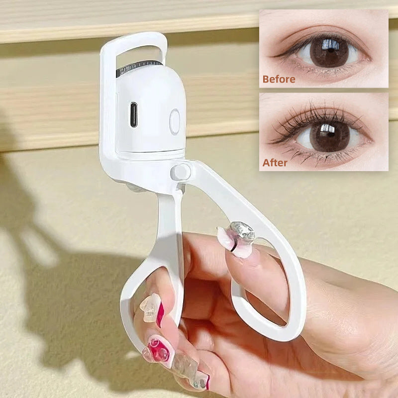 Portable Electric Heated Eyelash Curler – Long-Lasting Curl