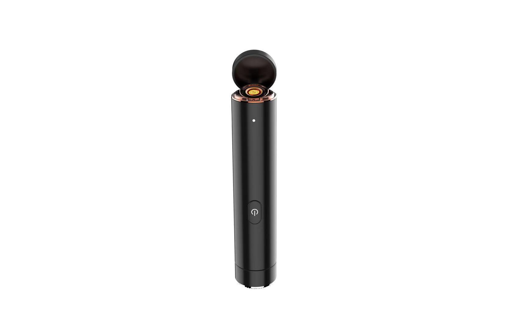 Electronic cigarette lighter razor